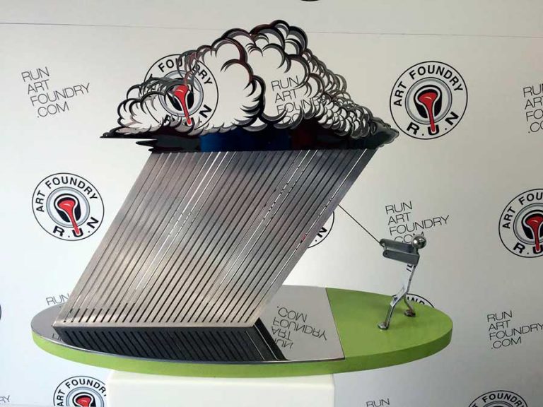 Tsunami — Escultura en bronce